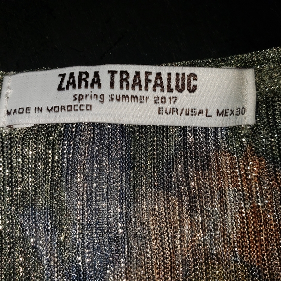 CT341 Zara Floral A-symmetrical Dress L - Picture 8 of 8